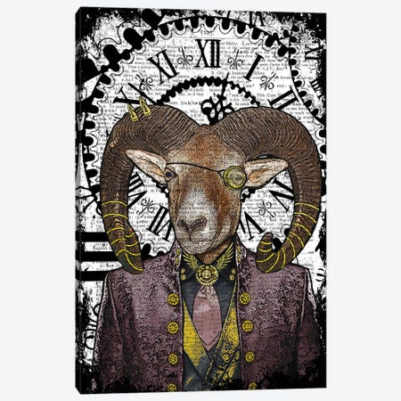 Steampunk Ram Canvas Print #ITF38} by In the Frame Shop Canvas Print