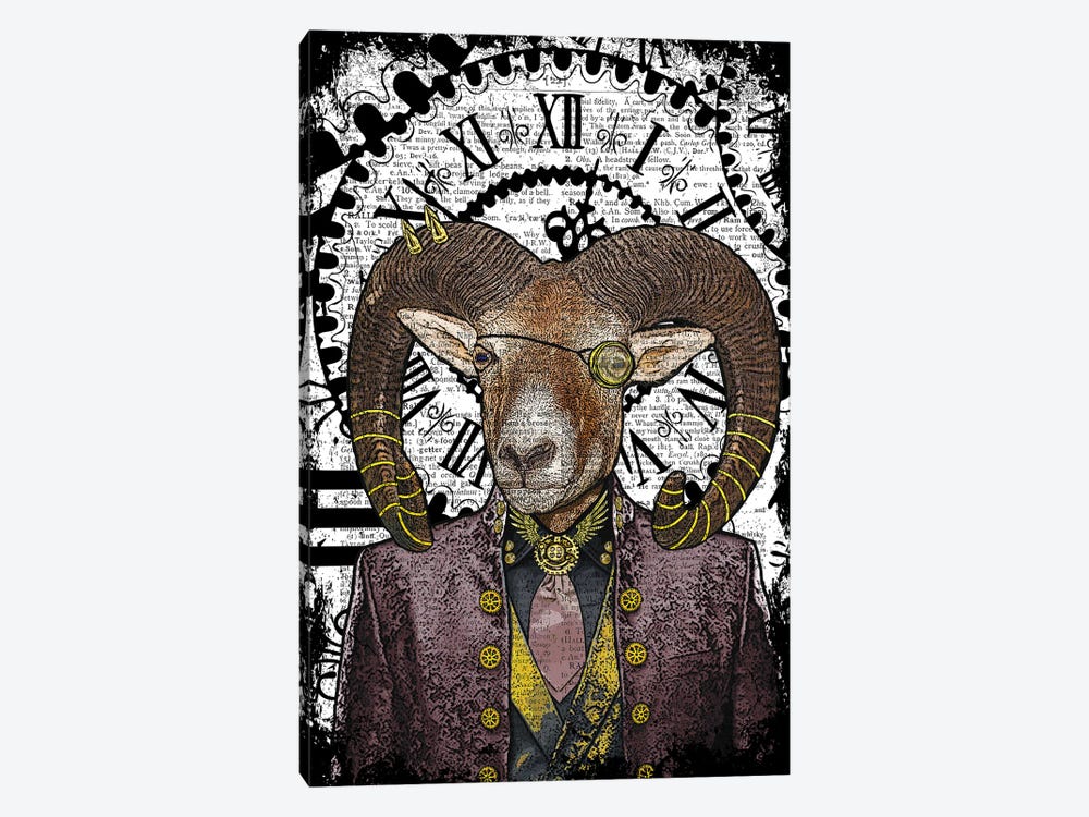 Steampunk Ram by In the Frame Shop 1-piece Canvas Art