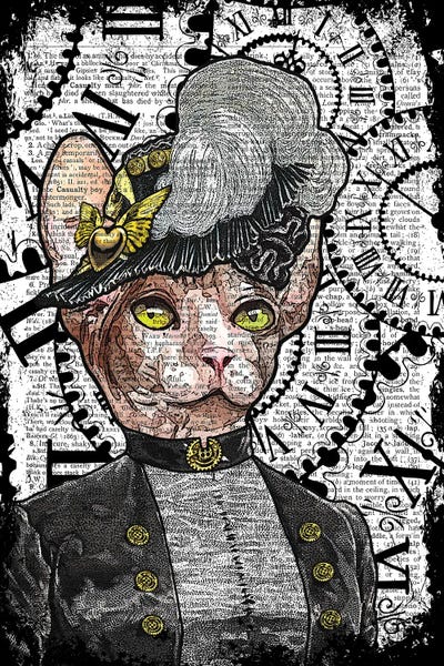 In the Frame Shop: Steampunk Sphynx by In the Frame Shop