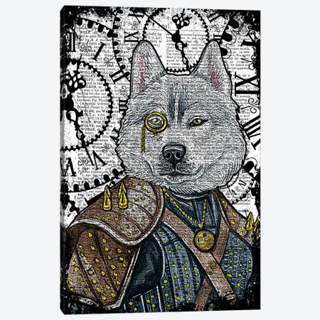 Steampunk Wolf Canvas Print #ITF40} by In the Frame Shop Canvas Art