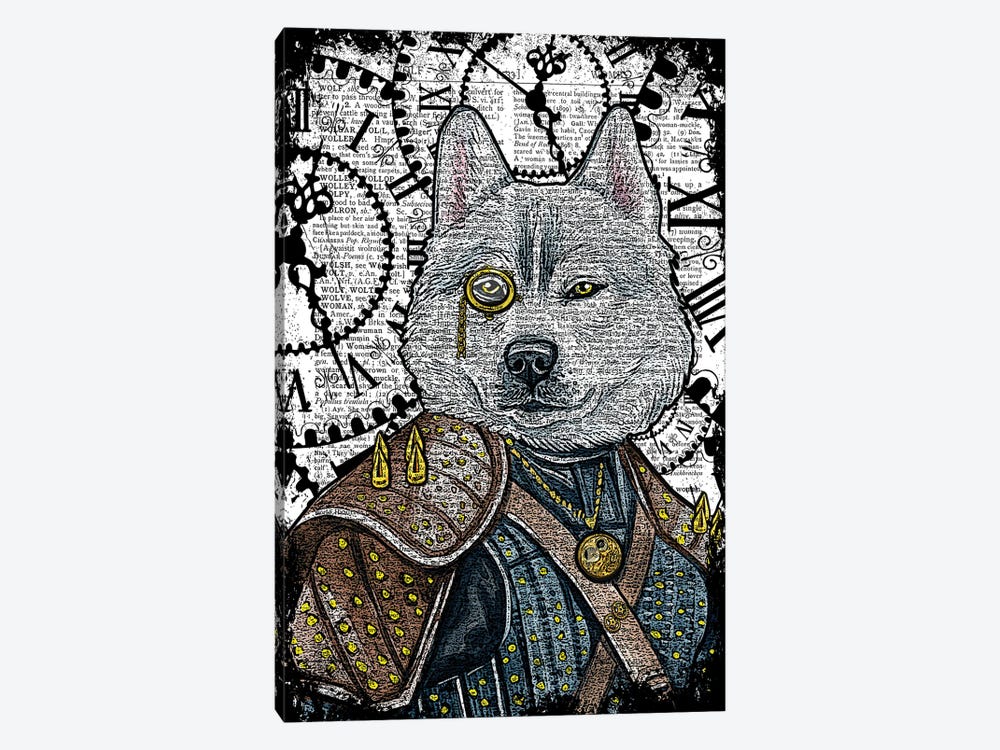 Steampunk Wolf by In the Frame Shop 1-piece Canvas Art Print
