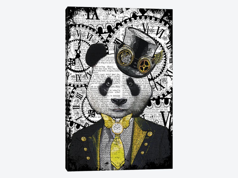Steampunk Panda by In the Frame Shop 1-piece Art Print