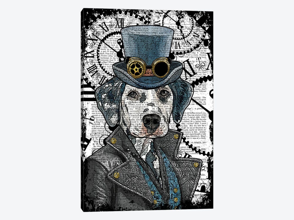 Steampunk Dalmatian by In the Frame Shop 1-piece Canvas Wall Art