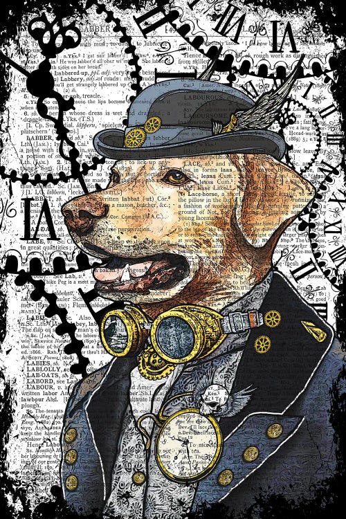 Steampunk Labrador