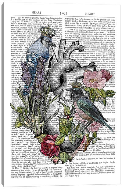 Anatomical Heart Canvas Art Print - In the Frame Shop