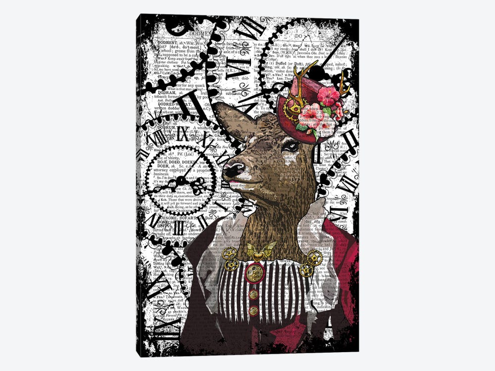Steampunk Doe by In the Frame Shop 1-piece Canvas Wall Art