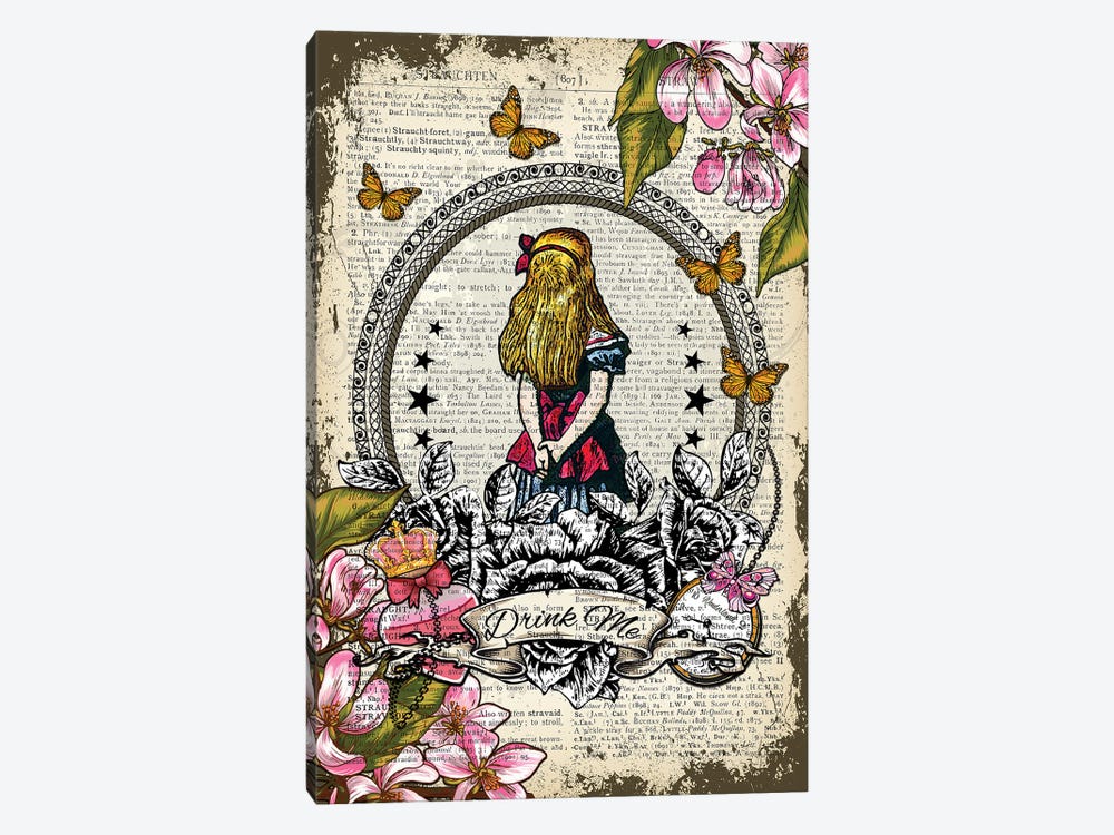 Alice In Wonderland ''Drink Me'' by In the Frame Shop 1-piece Canvas Print