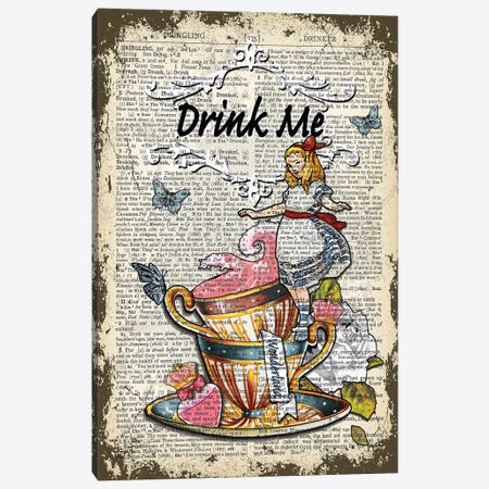 Alice In Wonderland ''Drink Me" II Canvas Print #ITF60} by In the Frame Shop Canvas Wall Art