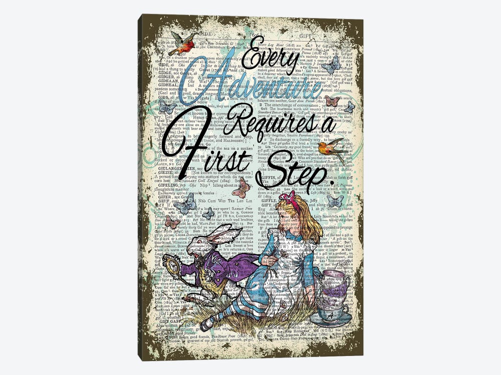 Alice In Wonderland ''Adventure'' by In the Frame Shop 1-piece Canvas Art Print