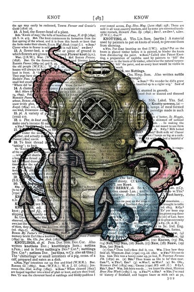 Anchors: Diving Helmet by In the Frame Shop