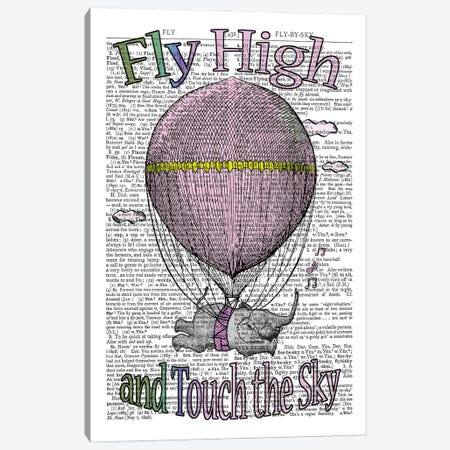 Fly High ''Pink'' Canvas Print #ITF73} by In the Frame Shop Canvas Art Print