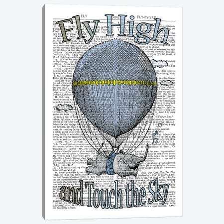 Fly High ''Blue'' Canvas Print #ITF75} by In the Frame Shop Canvas Artwork