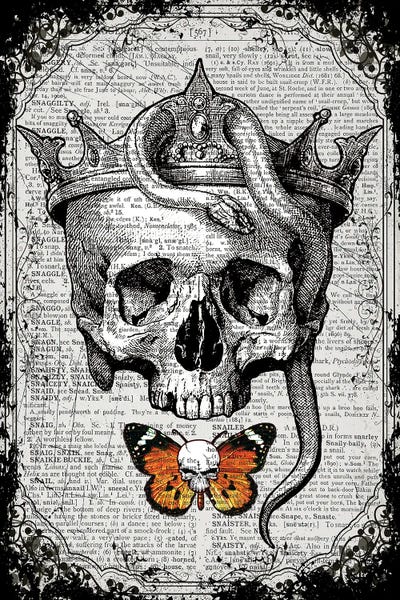 Snakes: Skull & Snake by In the Frame Shop