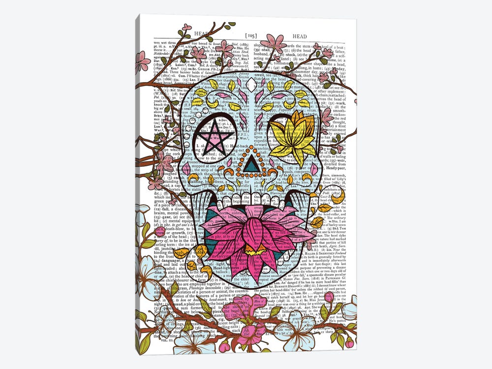 Mexican Skull by In the Frame Shop 1-piece Canvas Art Print