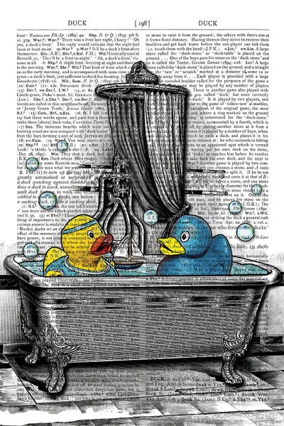 Bathroom Break: Rubber Ducks by In the Frame Shop