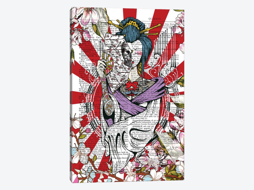 Tattooed Geisha by In the Frame Shop 1-piece Art Print
