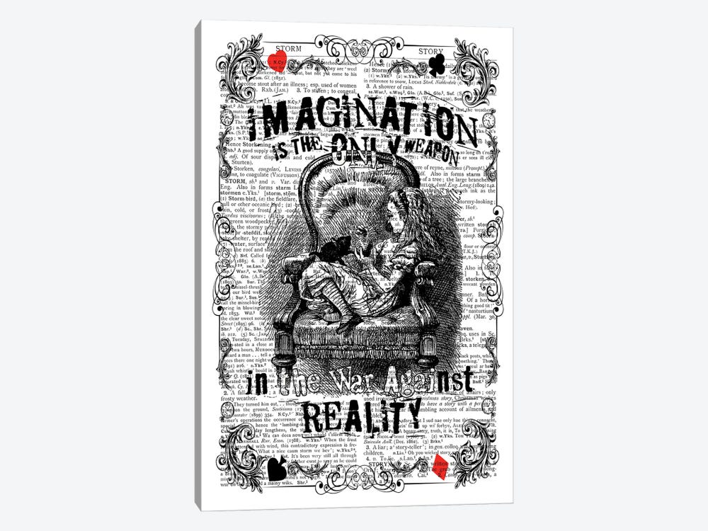 Alice ''Imagination'' by In the Frame Shop 1-piece Canvas Art