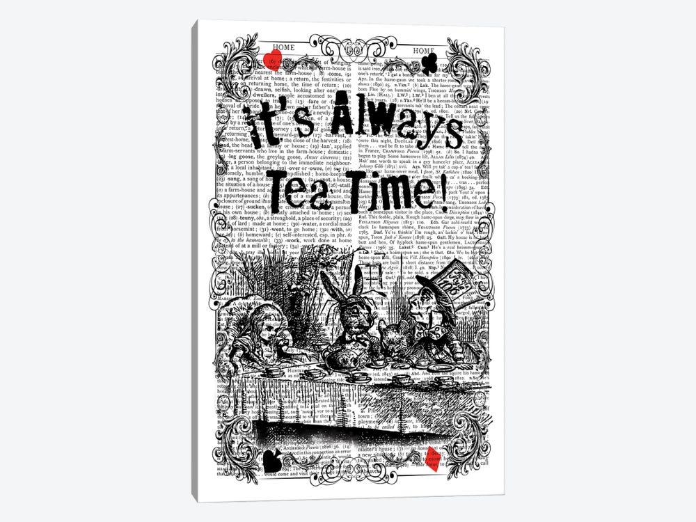 Alice In Wonderland ''Mad Tea Party" by In the Frame Shop 1-piece Canvas Art Print
