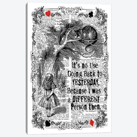 Alice's Adventures In Wonderland Infog - Canvas Print | Bibliotography