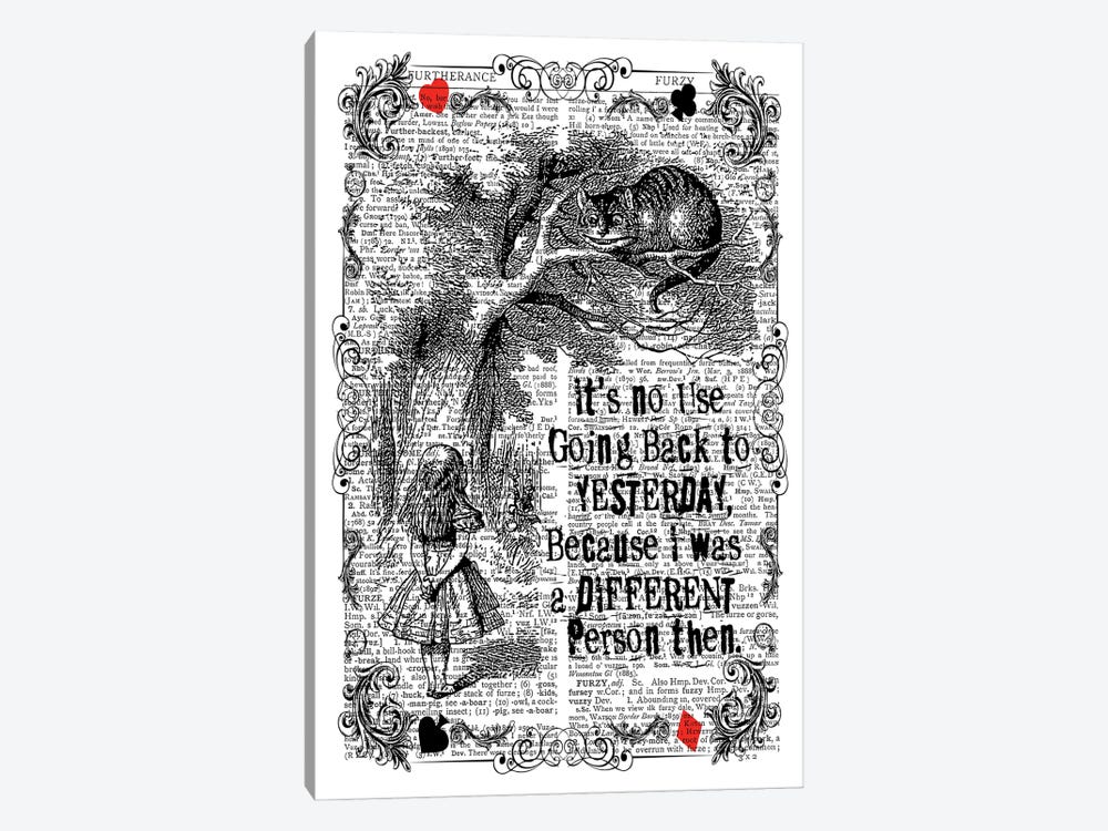Alice In Wonderland ''It's No Use...'' by In the Frame Shop 1-piece Canvas Art