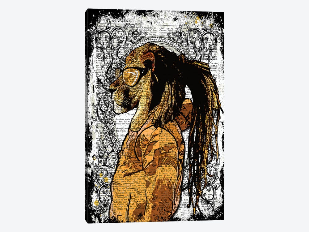 Dreadlocks Lion by In the Frame Shop 1-piece Canvas Artwork
