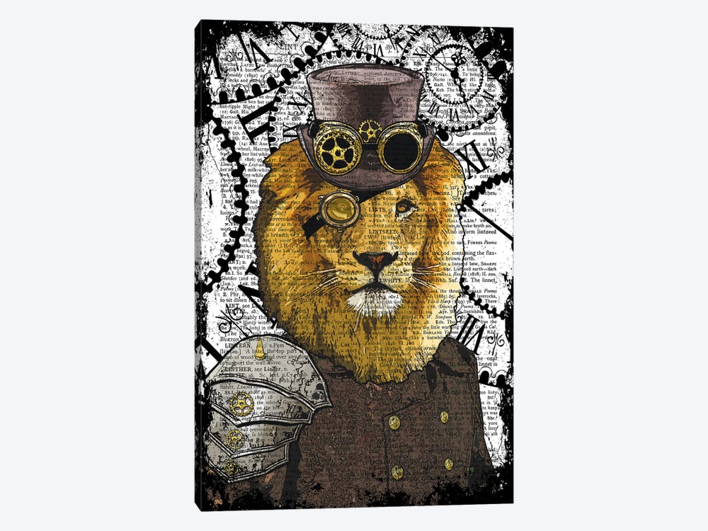 Steampunk Lion by In the Frame Shop 1-piece Canvas Art