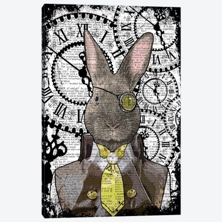 Steampunk Rabbit Canvas Print #ITF97} by In the Frame Shop Canvas Wall Art