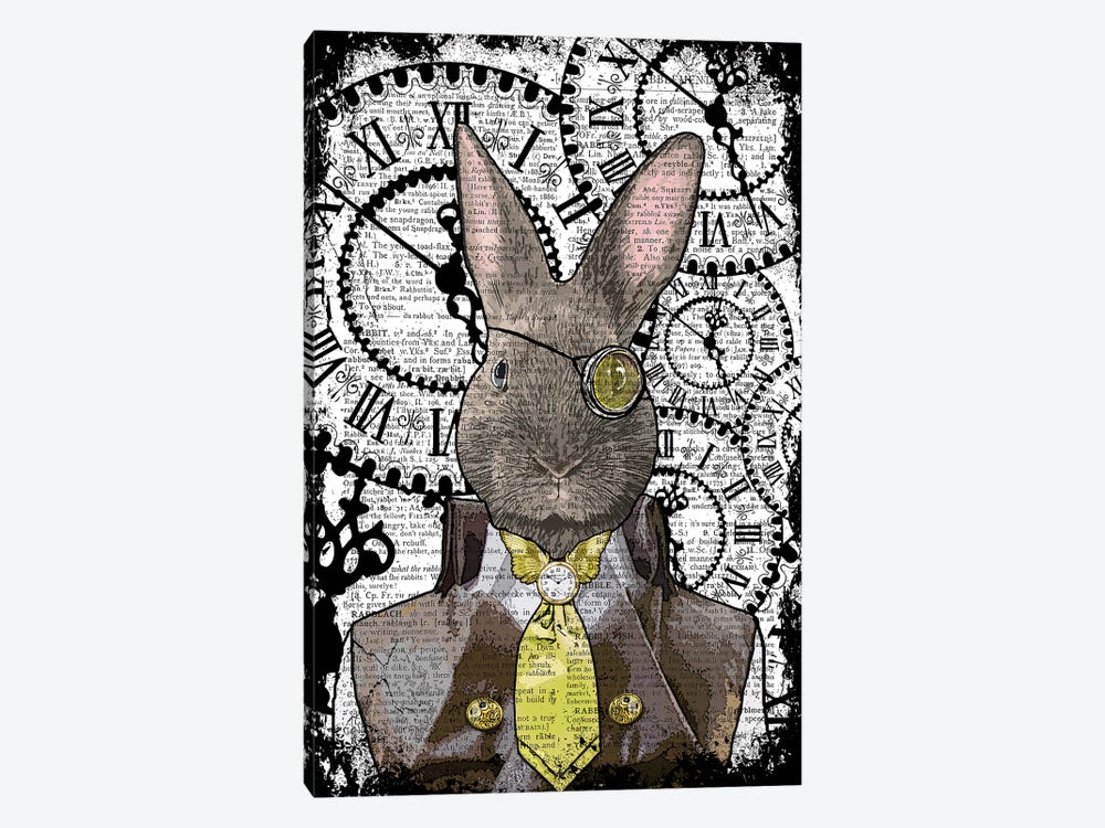 Steampunk Rabbit by In the Frame Shop 1-piece Canvas Art Print