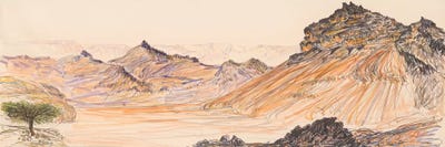 Nahal Gevanim by Itzu Rimmer multi panel art