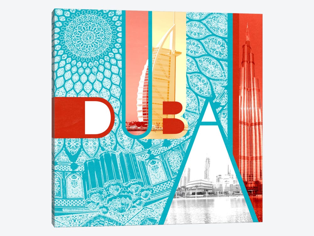 Fragment of the Seven Emirates - Dubai by 5by5collective 1-piece Canvas Art