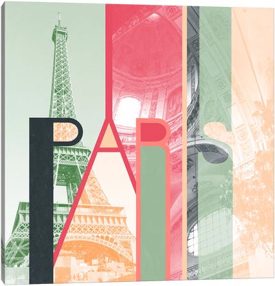 The Fairy City of Inspiration - Paris Canvas Art Print - The Eiffel Tower