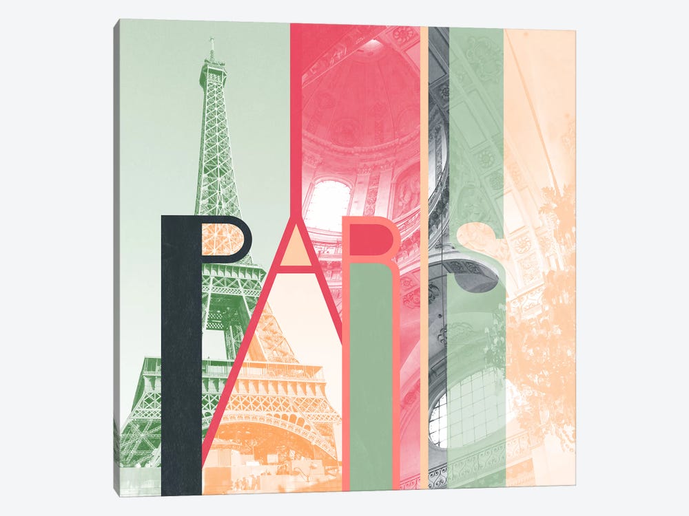 The Fairy City of Inspiration - Paris by 5by5collective 1-piece Canvas Print