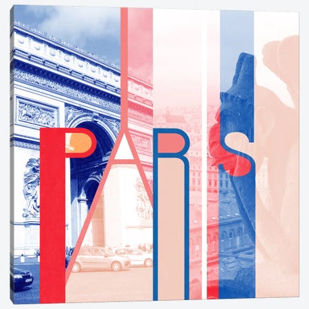 The Fairy City of Art - Paris Canvas Print #ITT8} by 5by5collective Canvas Artwork