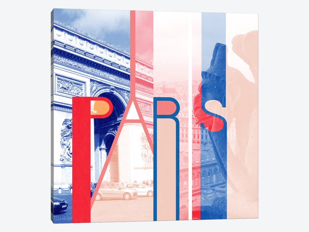 The Fairy City of Art - Paris by 5by5collective 1-piece Canvas Wall Art