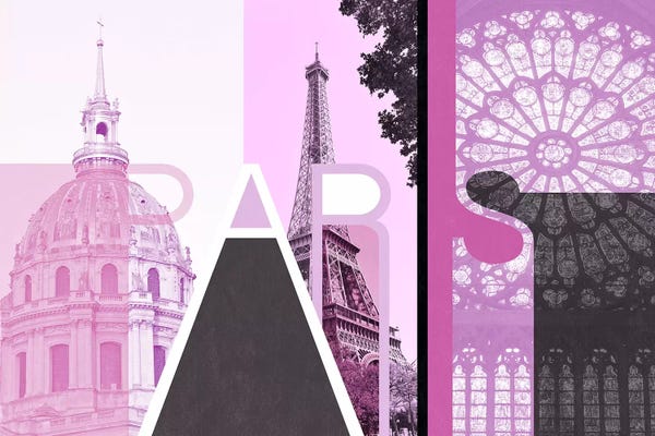 Paris Typography: The Fairy City of Love - Paris by 5by5collective