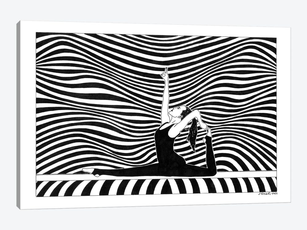 Yoga II by Ibrahim Unal 1-piece Art Print