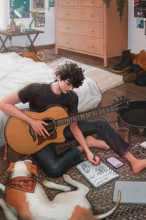 Finding The Words by Ivy Dolamore wall art