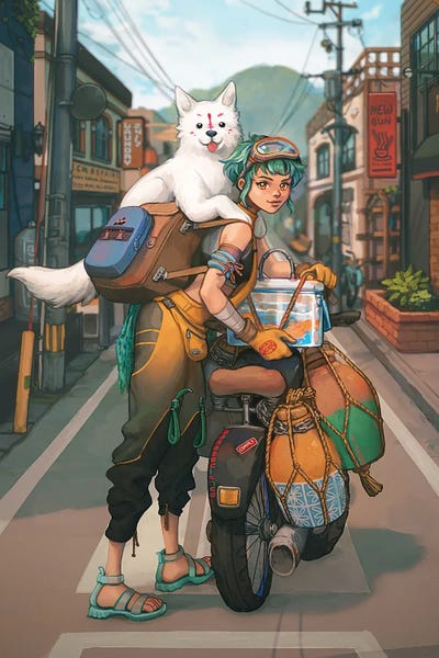 Motorcycles: Fishergal by Ivy Dolamore