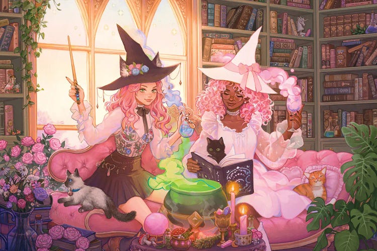 Rose Library by Ivy Dolamore wall art