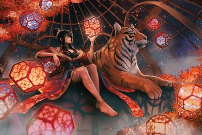 Weather Goddess by Ivy Dolamore art print