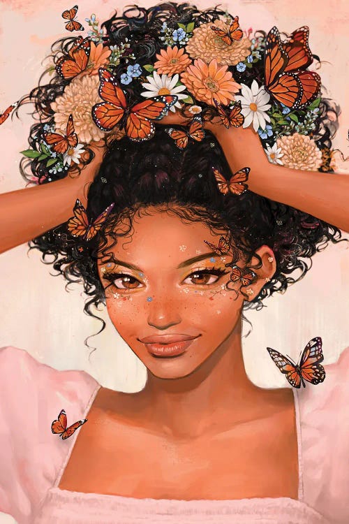 Bouquet by Ivy Dolamore wall art