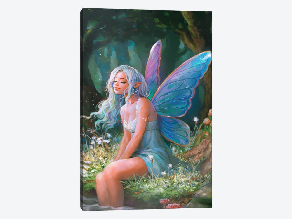 Fairy Lights by Ivy Dolamore 1-piece Canvas Wall Art