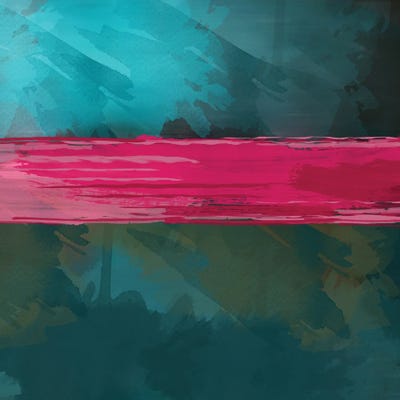 Abstraction Pink by Ievgeniia Bidiuk framed wall art