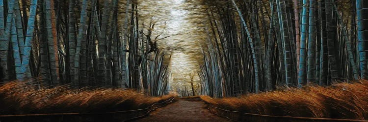 Sagano Bamboo Grove by Ievgeniia Bidiuk wall art