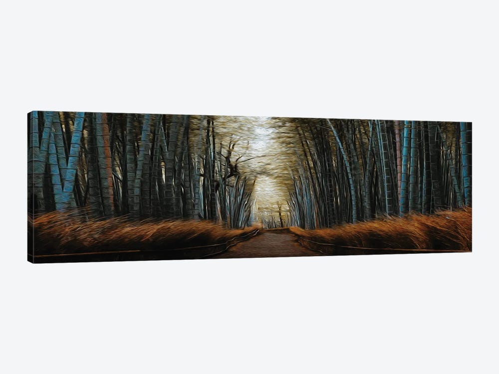 Sagano Bamboo Grove by Ievgeniia Bidiuk 1-piece Canvas Art Print