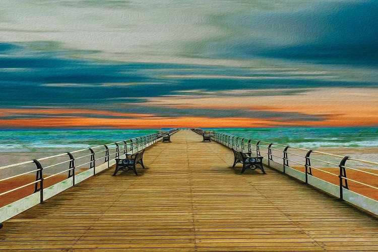 Wooden Pier Against