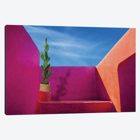 Colorful Architectural Building Canvas Print #IVG159} by Ievgeniia Bidiuk Canvas Art