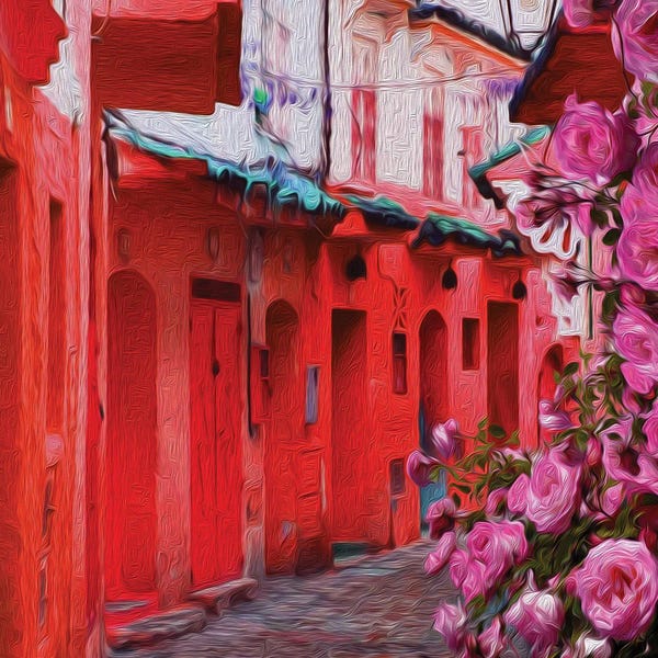 Israel: Street In The Old Town by Ievgeniia Bidiuk