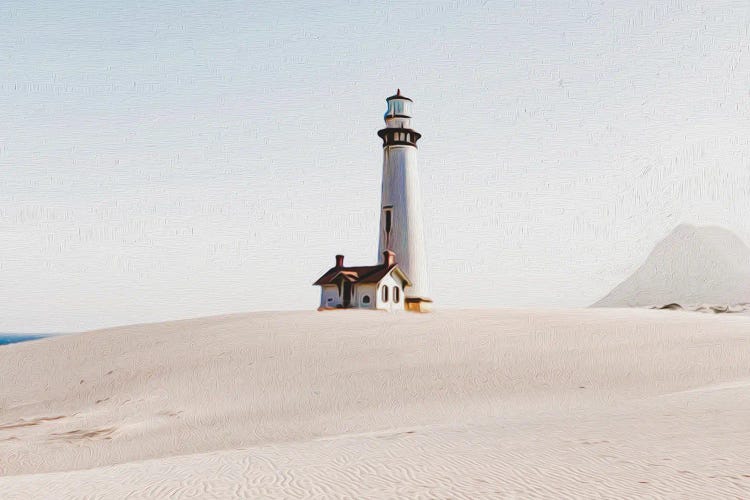 Lighthouse On The Sandy Shore