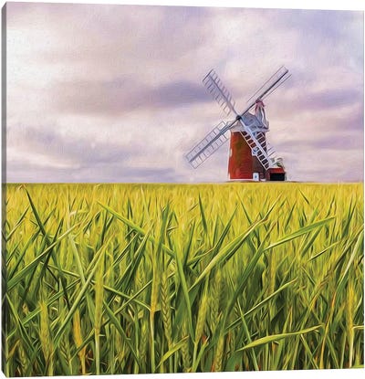 The Mill Canvas Art Print - Watermill & Windmill Art